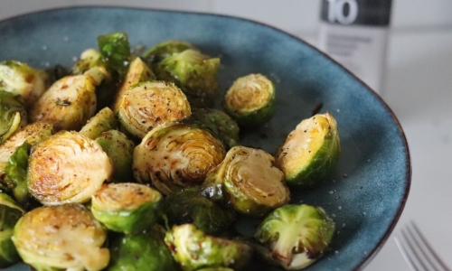 Honey-Lemon Brussels Sprouts and Carrots